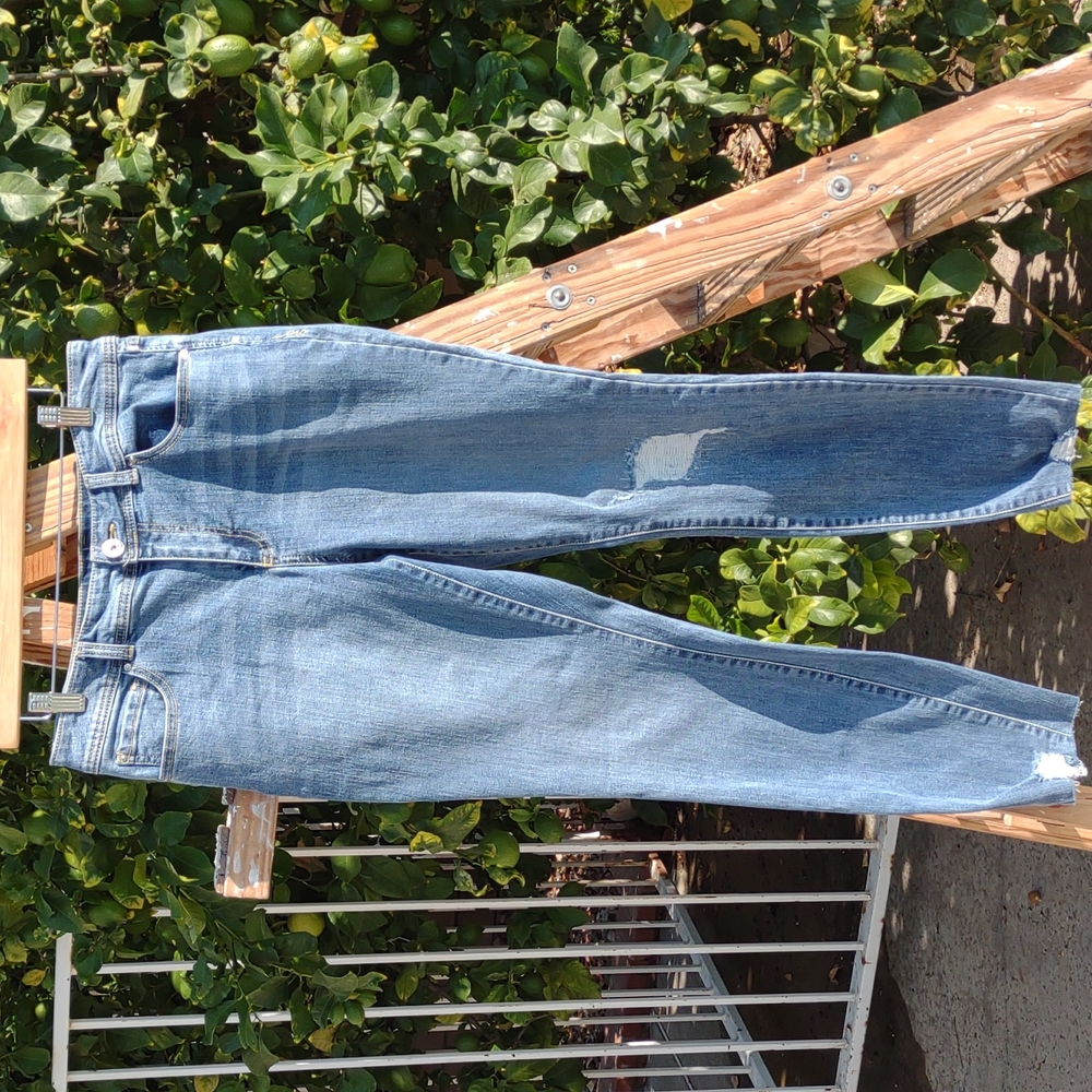 INC Skinny Leg Regular Fit Jeans Raw Hem 8